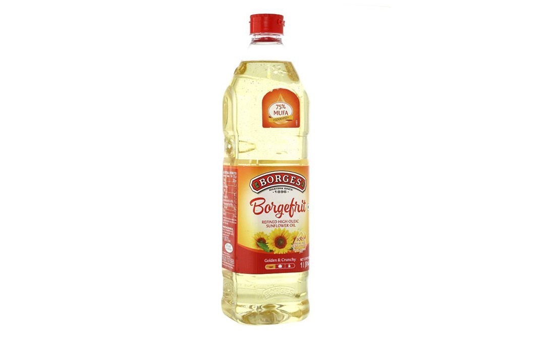 Borges Borgefrit Refined High Oleic Sunflower Oil   Bottle  1 litre